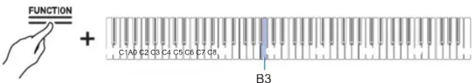 FUNCTION + C1A0 C2 C3 C4 C5 C6 C7 C8 B3