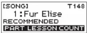 [SONG] T148 1:Fur Elise RECOMMENDED PART LESSON COUNT