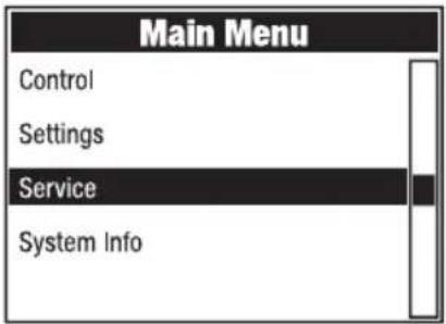 Cameo ORON H2 - MENU SERVICE (Service) - 1