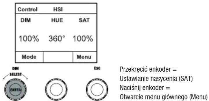Cameo S2 IP - TRYB PRACY STACJONARNEJ HSI (Barwa - Nasycenie - Intensywność) - 1