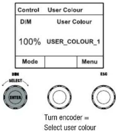 Cameo S2 IP - STANDALONE OPERATING MODE USER COLOURS (User Colour) - 1