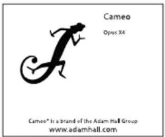 Cameo OPUS X4 PROFILE - PARAMÈTRES SYSTÈME (Settings) - 2