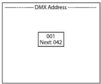 Cameo OPUS X4 PROFILE - CONFIGURACIÓN DE LA DIRECCIÓN DE INICIO DMX (DMX Address) - 3