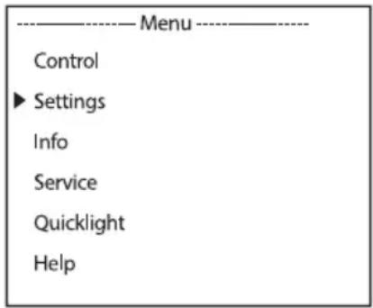 Cameo OPUS X4 PROFILE - SYSTEM SETTINGS (Settings) - 1