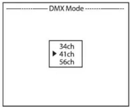 Cameo OPUS X4 PROFILE - DMX-BETRIEBSART EINSTELLEN (DMX Mode) - 3