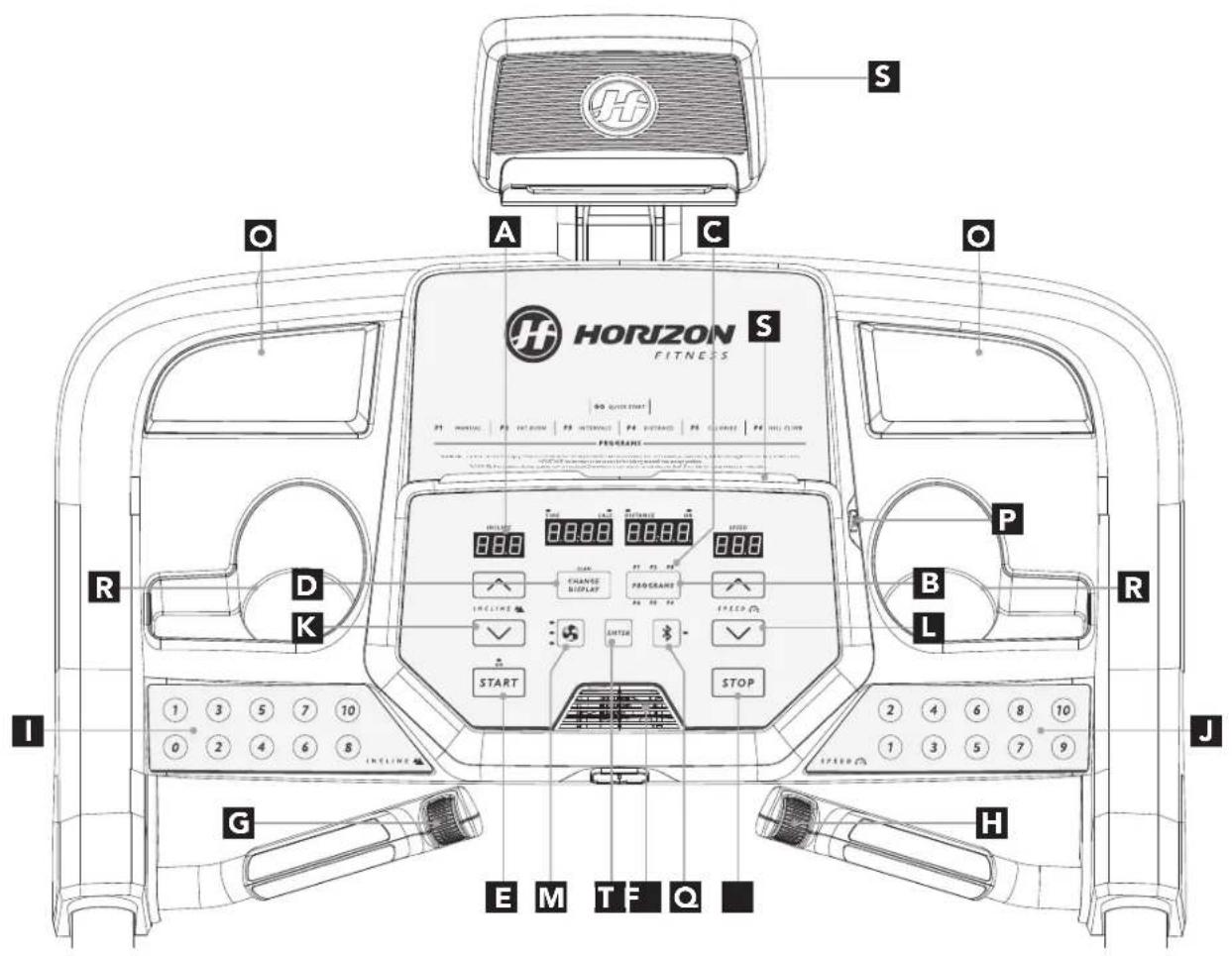 Horizon Fitness 5.0AT - NIVELACION DE LA CAMINadora - 5