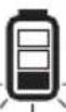 DEWALT DCLE34035 - Visualizzazione dell'indicatore del livello di carica della batteria (Fig. A) - 4