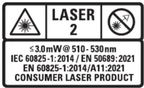 DEWALT DCLE34035 - Etichette sullo strumento (Fig. L) - 1