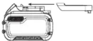 DEWALT DCN930 - Transportera FLEXVOLT™-batteriet - 1