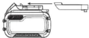 DEWALT DCN930 - Transportar a bateria FLEXVOLT™ - 1