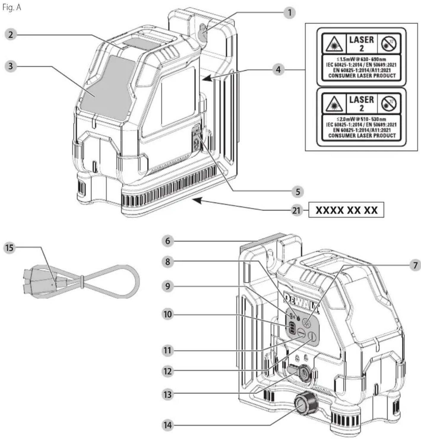 DEWALT DCLE14201 - 1