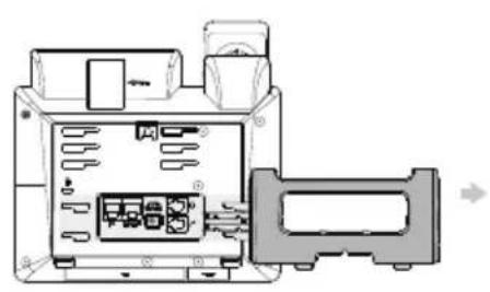 Yealink MP52 E2 - Fixez le pied - 2