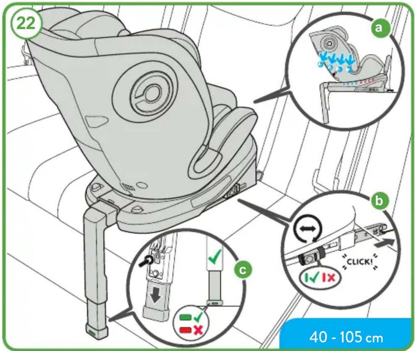 COSATTO All in All Ultra Rotate i-Size - Checklist: - 9