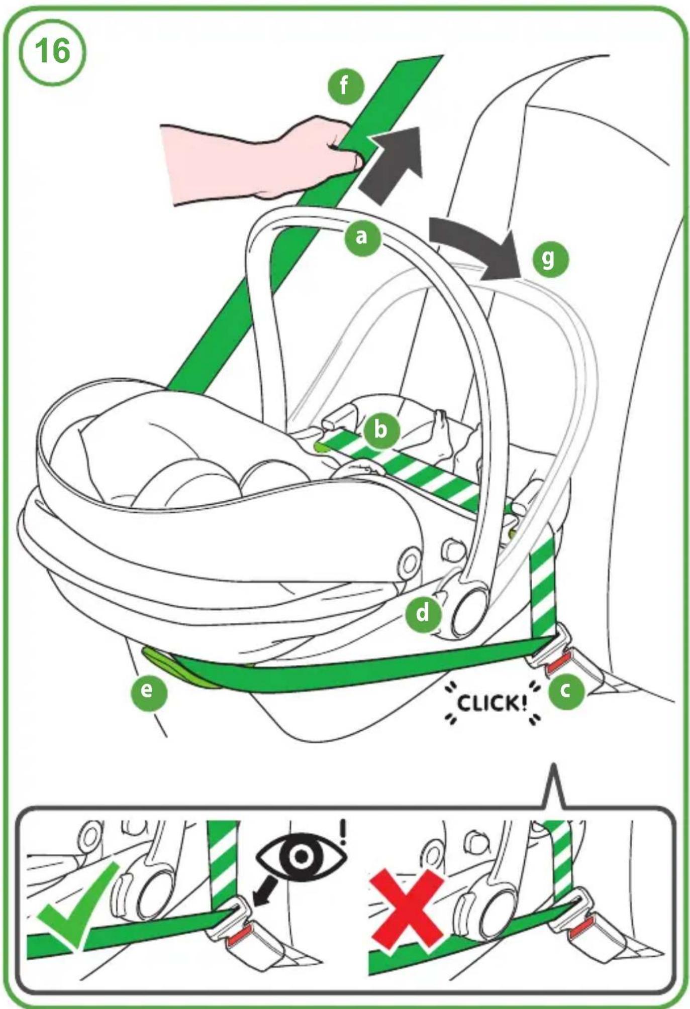 COSATTO Giggle 3 in 1 - Wiege in Rücklehnposition: - 11