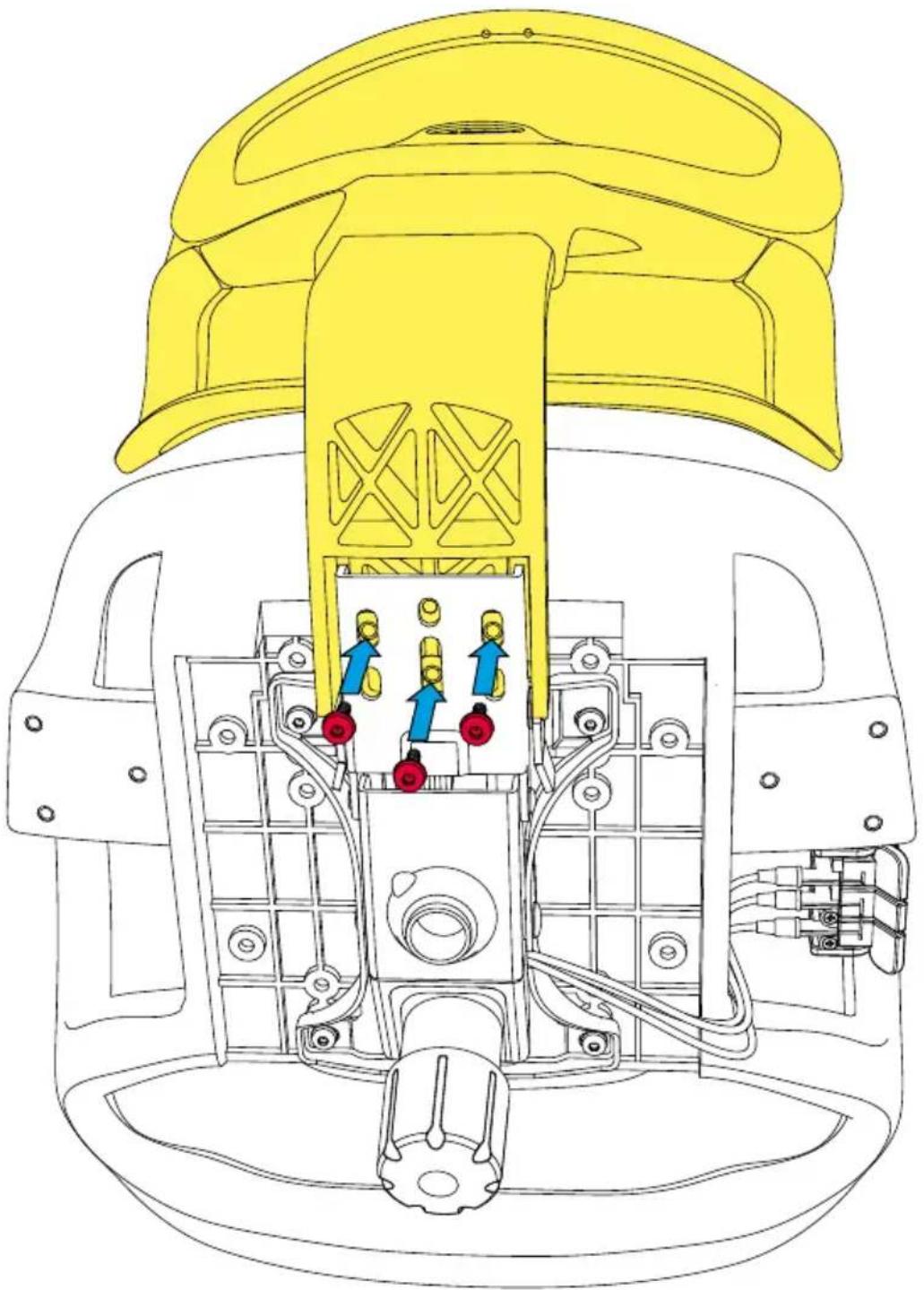 Sharkoon OfficePal C40 - Attacher le dossier à la base du siège - 2