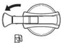 Shindaiwa 410EC - Indicación del tapón - 1