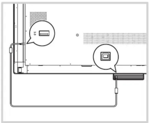 OPTOMA 5863RK - Connexion du boîtier capteur - 2