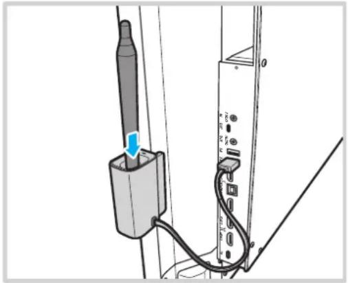 OPTOMA 5753RK - Connexion du porte-stylet USB à ouverture rapide - 2