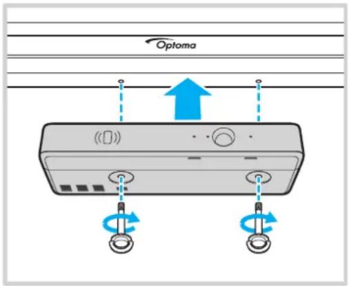 OPTOMA 5653RK - Connexion du boîtier capteur - 1