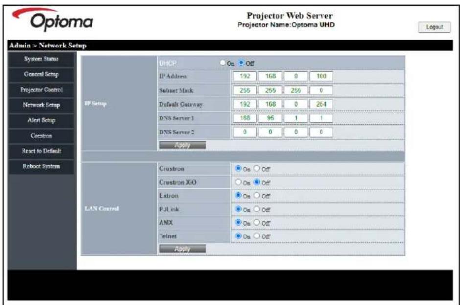 OPTOMA ZK608TST - LAN RJ45 - 12