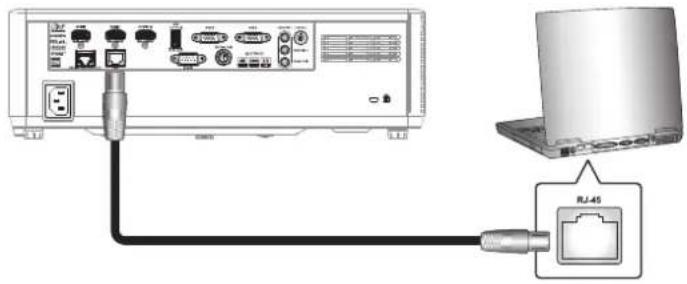 OPTOMA ZK708T - LAN RJ45 - 1