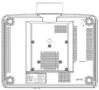 OPTOMA ZK810TST - Étiquettes de sécurité du produit et emplacement - 2