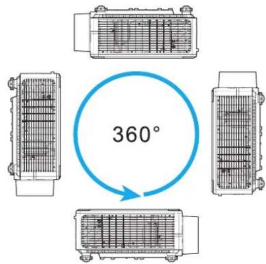 OPTOMA ZK810TST - Réglage de la position du projecteur - 2