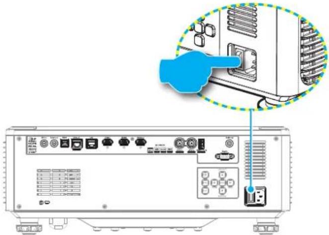 OPTOMA ZK810TST - Mise sous tension - 1