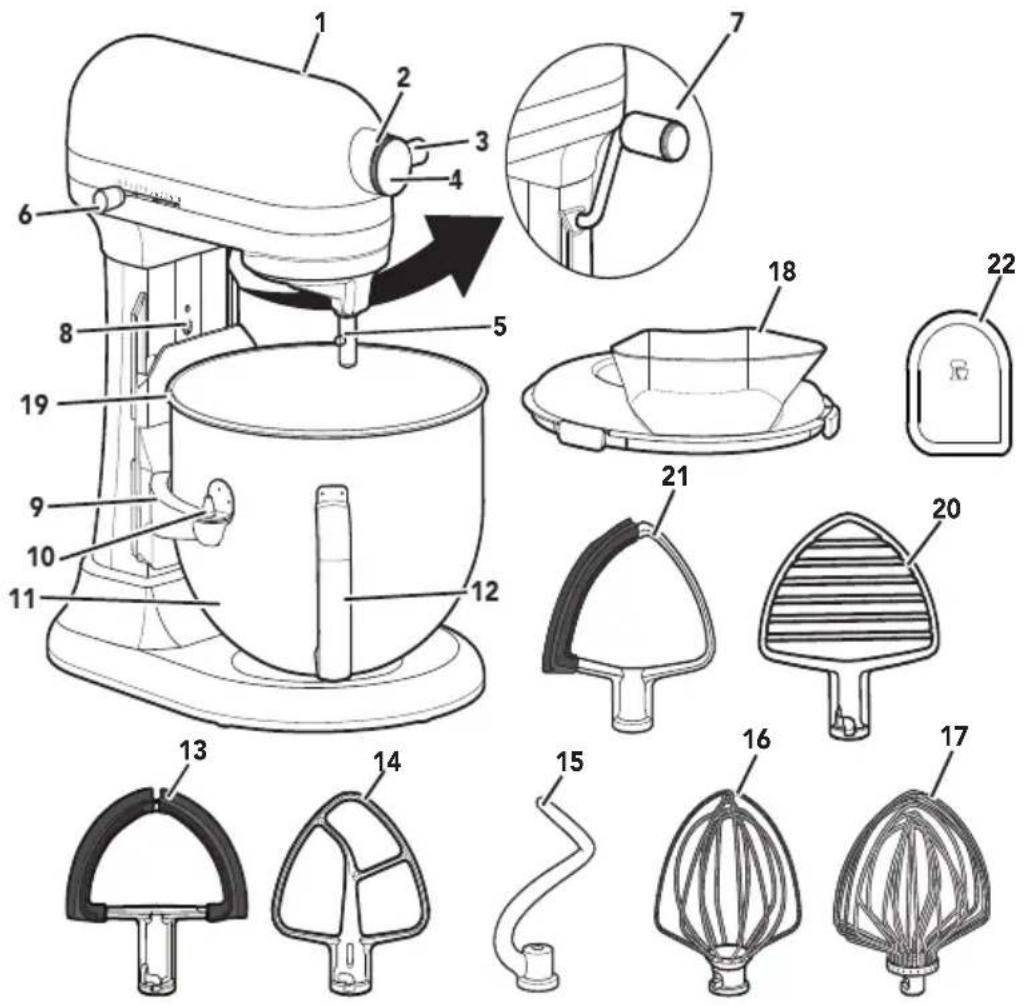 KITCHENAID KSM70SN - KSM70SN - 1