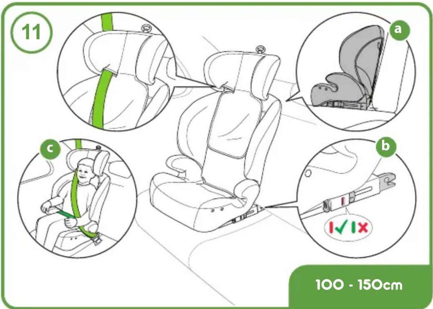 COSATTO Ninja 2 i-Size - Lista de comprobación: - 19