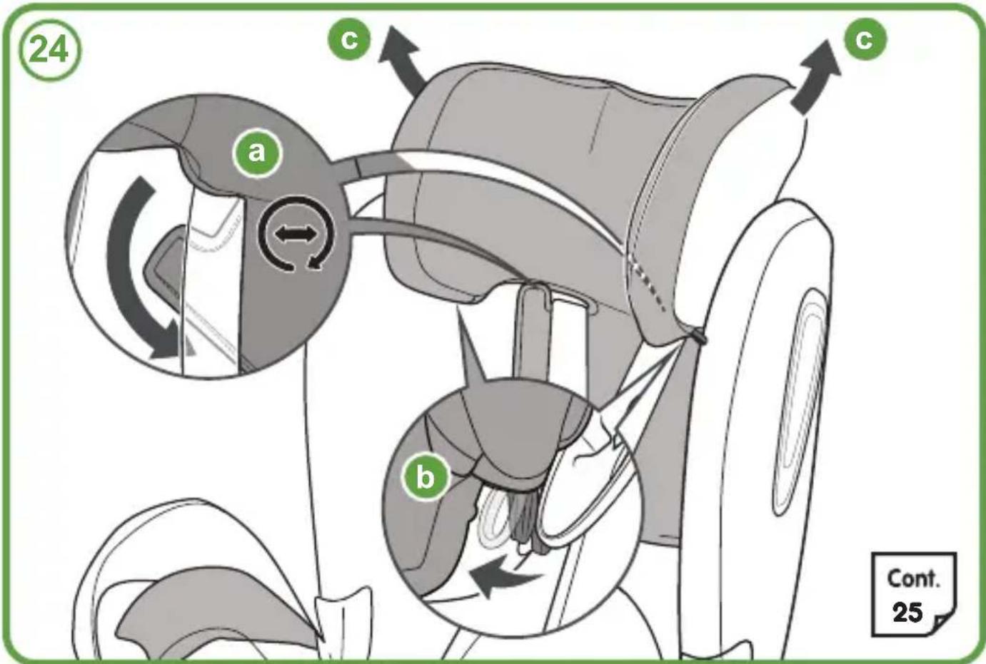 COSATTO Come and Go i-Size Rotate - Checklist: - 25