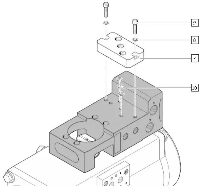 Festo VABA-C13-100-1-F90-G12-G14 - Montage du kit d'adaptation VABA-C13-G14 - 1