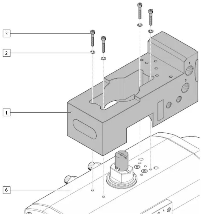 Festo VABA-C13-100-1-F90-G12-G14 - Montage - 3