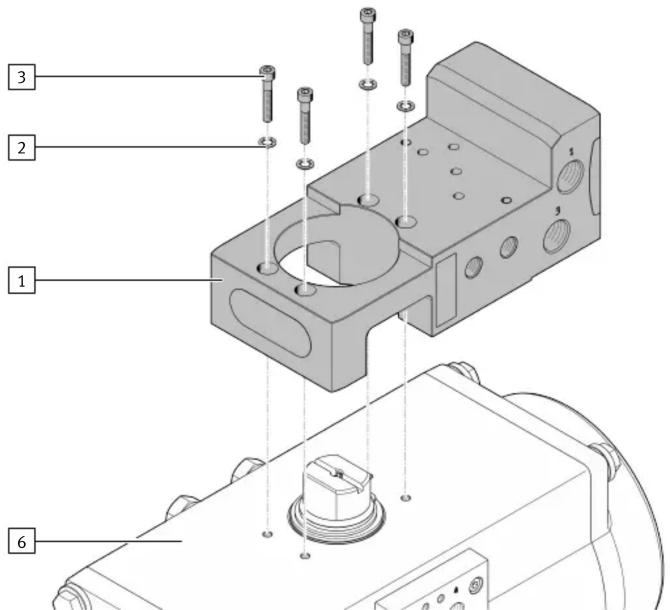 Festo VABA-C13-100-1-F90-G12-G14 - Montage - 1