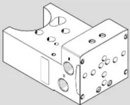 Festo VABA-C13-100-2-F90-G12 - Plaque d'adaptation - 1
