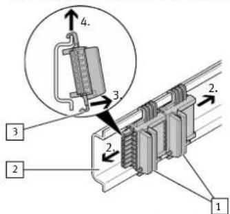 Festo CPX-E-CEC-M1 - Accrochage d'un module - 3