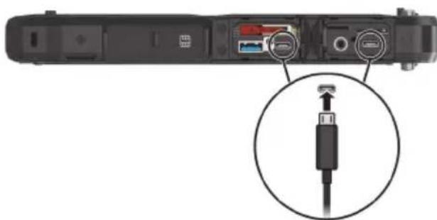 Getac K120G3 - Connector un périphérique USB - 4