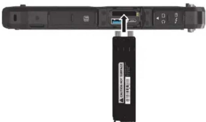 Getac K120G3 - Remplacement du module SSD - 2