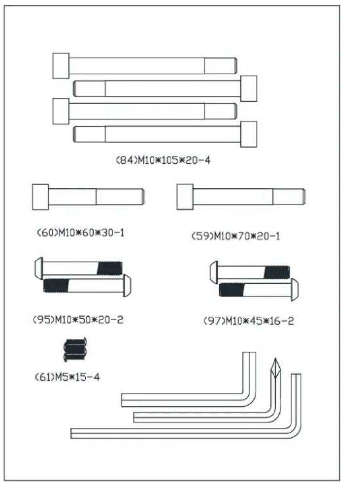 Skandika Carbon P28-R - SCHRAUBENBEUTEL: - 1