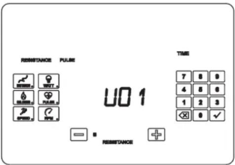 Skandika Carbon P28-R - U01-U03: USER-DEFINABLE PROGRAMMES - 1