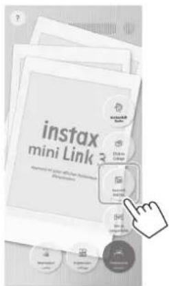 FUJIFILM Instax mini Link 3 - Contrôle du zoom et de l'obturateur lors de l'utilisation de la fonction Appareil INSTAX sur l'application - 1