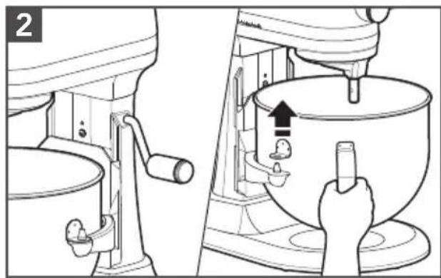 KITCHENAID KSM55 - GUIDE DES ACCESSOIRES/VITESSES - 1