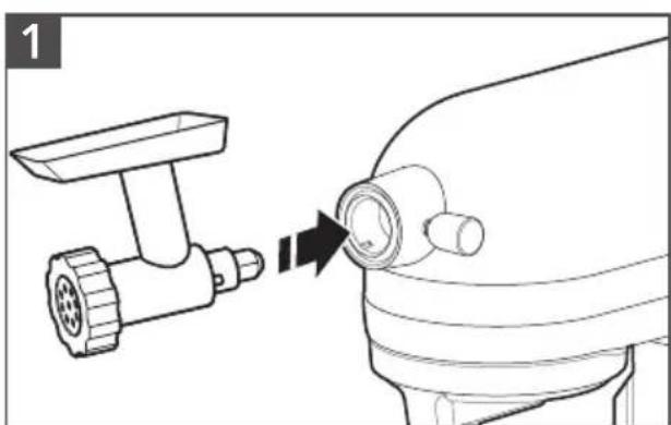 KITCHENAID KSM55 - OPTIONAL ATTACHMENTS - 1
