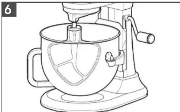 KITCHENAID KSM55 - MONTAJE DEL PRODUCTO - 6