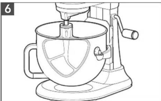KITCHENAID KSM55 - GUIDE DES ACCESSOIRES/VITESSES - 5