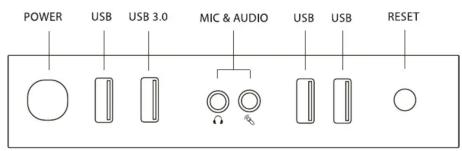 Mars Gaming MC-X7 - I / O PANEL - 1