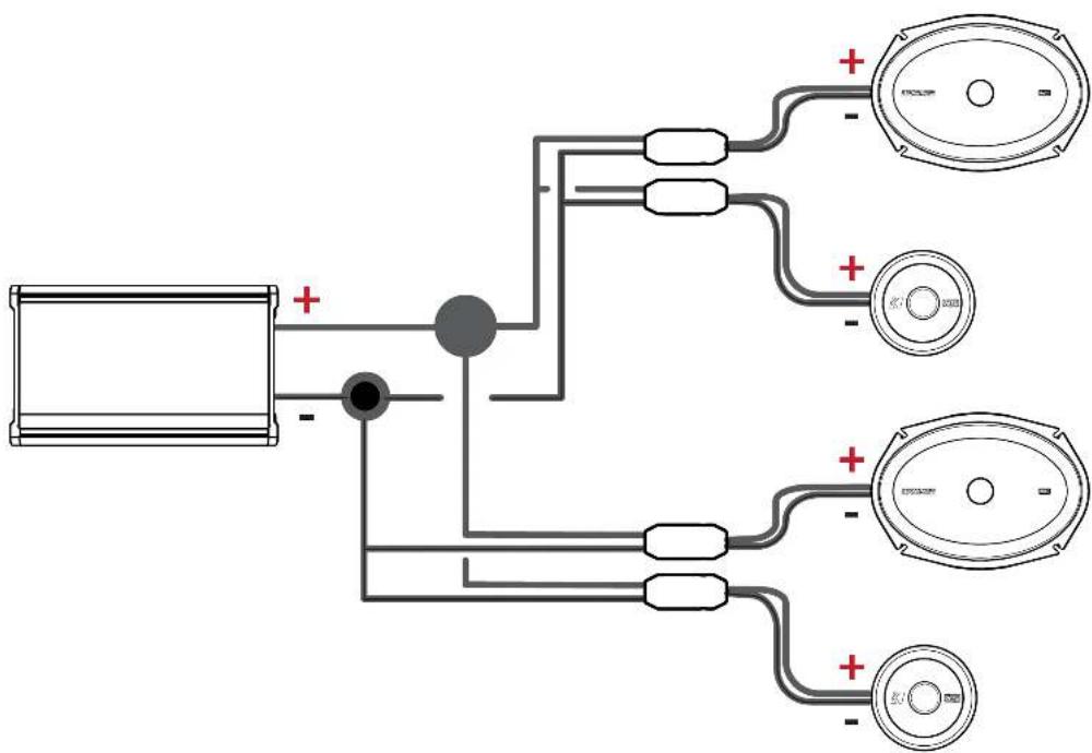 KICKER 51KSS269 - Crossover Wiring - 1