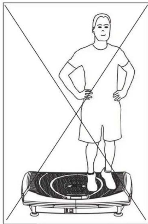 Skandika V 2000 - The correct positioning on the device: - 2