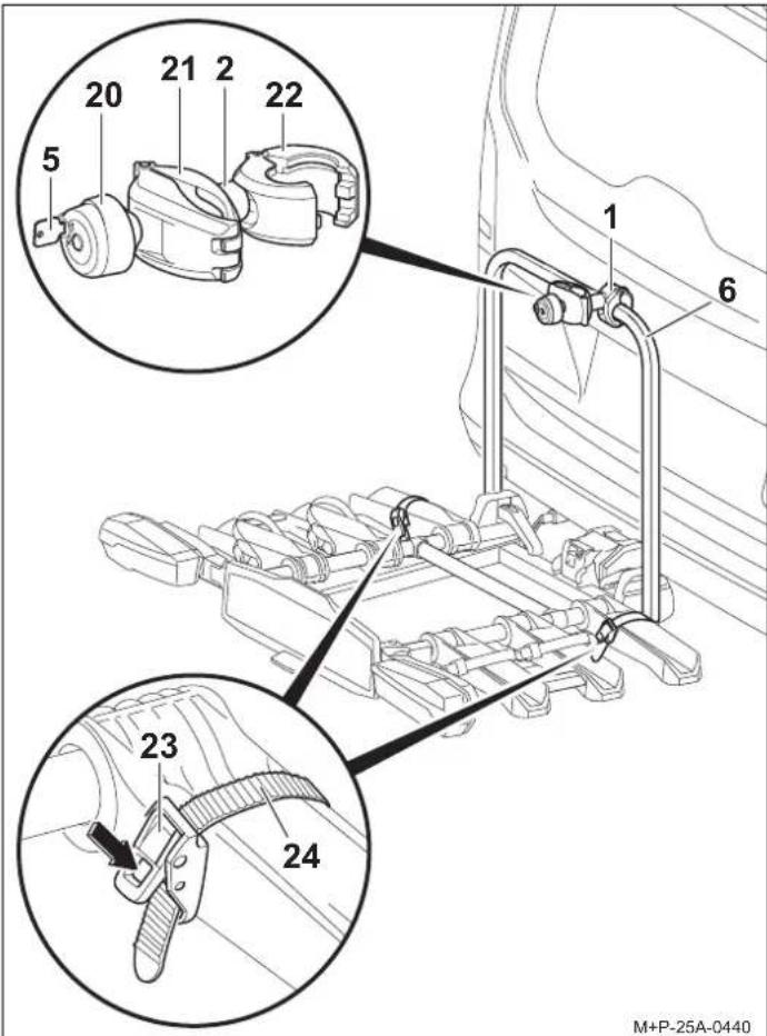 Uebler H31 S - Mounting the first bicycle - 2