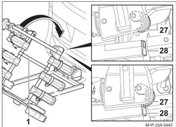 Uebler H31 S - Replegar el portabicicletas - 1